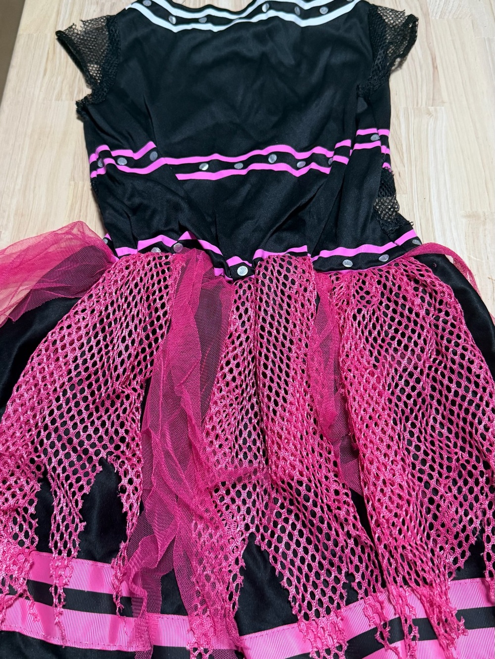 Spirit Black and Hot Pink Skull Tutu Dress - Picture 2 of 7